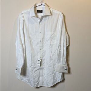 Elegant White Dress Shirt for Men